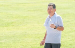 駅からジムまで歩く